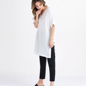 Vetta relaxed tunic in taupe